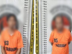 Polsek Bangun Tangkap Dua Pengedar Sabu 4,6 Gram di Eks Lokalisasi Bukit Maraja