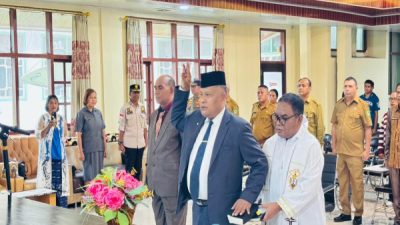 Johanes Capristrano Watu Ngebu Resmi Dilantik sebagai Sekda Ngada, Bupati Tekankan Perkuat Sinergi Birokrasi