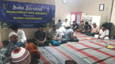 Cafe Mhangla Situbondo Gelar Buka Puasa Bersama dan Bagikan 80 Paket Sembako kepada Warga