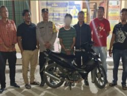 Penggelapan Motor di Gunung Malela Terungkap, Pelaku Ditangkap Tiga Hari Setelah Laporan