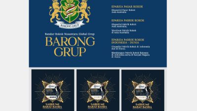 Founder BARONG Grup Luncurkan Bandar Rokok Nusantara Global Grup, Targetkan Pasar Rokok Dunia