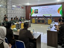 Kajari Simalungun Terima Kunjungan Aspidmil Kejati Sumut, Bahas Penanganan Perkara Koneksitas