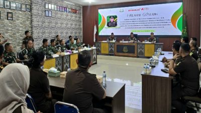 Kajari Simalungun Terima Kunjungan Aspidmil Kejati Sumut, Bahas Penanganan Perkara Koneksitas