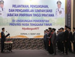 Gubernur Melki Laka Lena Rotasi 23 Pejabat Eselon II Pemprov NTT, NTT, Pelantikan Digelar di Aula El Tari