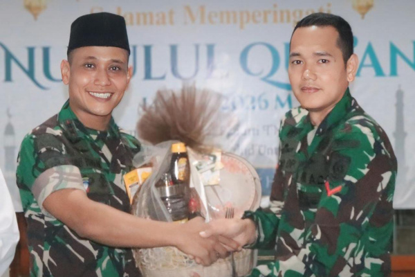 Jember, Obor Rakyat – Prajurit Batalyon Infanteri 509/Balawara Yudha menggelar peringatan Nuzulul Qur’an 1447 Hijriah di Masjid Al-Hikmah Yonif 509/BY pada Senin (16/3/2026).