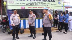 Hari Kelima Operasi Ketupat Toba 2026, Kapolres Simalungun Tinjau Pos Pam hingga Pelabuhan Tiga Ras