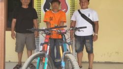 Polsek Perdagangan Tangkap Pencuri Sepeda Gunung Rp44 Juta, Pelaku Panjat Tembok Rumah Korban