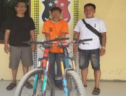 Polsek Perdagangan Tangkap Pencuri Sepeda Gunung Rp44 Juta, Pelaku Panjat Tembok Rumah Korban