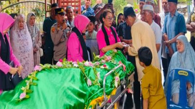 Duka di Polres Simalungun, Istri AIPTU Surya Jiwa Parsinta Meninggal Dunia, Personel Polsek Tiga Balata Melayat