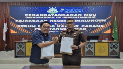 Kejari Simalungun dan Perum BULOG Pematangsiantar Teken MoU Penanganan Masalah Hukum Datun