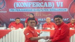 Steven Samrin Girsang Kembali Pimpin PDI Perjuangan Simalungun