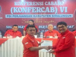 Steven Samrin Girsang Kembali Pimpin PDI Perjuangan Simalungun