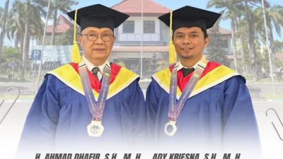 Ketua dan Wakil Ketua DPRD Bondowoso Raih Magister Hukum Administrasi Negara