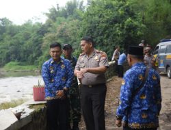 Kapolres Bondowoso Tinjau Jembatan Gentong