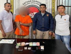 Polsek Raya Kahean Tangkap Bandar Sabu di Simalungun