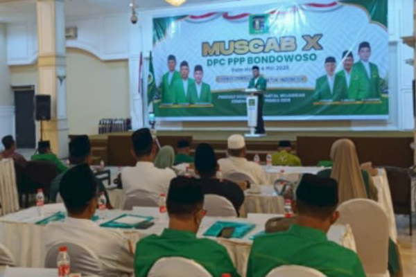 Bondowoso, Obor Rakyat – Musyawarah Cabang (Muscab) ke-X Partai Persatuan Pembangunan (PPP) Kabupaten Bondowoso yang digelar pada Senin (4/5/2026) di Hotel Palm Bondowoso menghadirkan dinamika baru dalam proses penentuan kepengurusan partai.