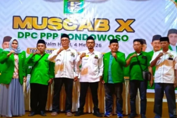 Bondowoso, Obor Rakyat — Musyawarah Cabang (MUSCAB) ke-X Partai Persatuan Pembangunan (PPP) Kabupaten Bondowoso resmi berakhir dengan suasana kondusif, meskipun sebelumnya sempat diwarnai dinamika internal yang cukup intens.