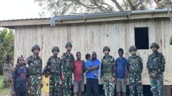 Karya Bakti Satgas Yonif 521/DY di Papua Pegunungan