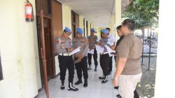 Bidpropam Polda Jatim Sidak Senjata Api di Polres Bondowoso
