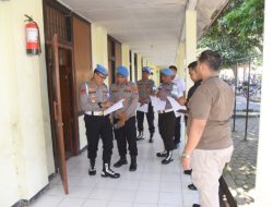 Bidpropam Polda Jatim Sidak Senjata Api di Polres Bondowoso
