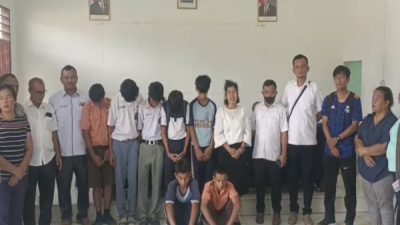 Judul: Polisi Peduli, Polsek Tanah Jawa Gelar Razia Kasih Sayang Sasar Pelajar Bolos Sekolah
