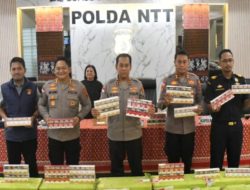Polda NTT Bongkar Jaringan Rokok Ilegal Internasional