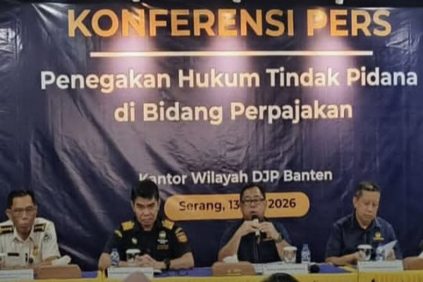 Banten, Obor Rakyat — Penyidik Pegawai Negeri Sipil (PPNS) Kantor Wilayah Direktorat Jenderal Pajak (Kanwil DJP) Banten menetapkan lima petinggi perusahaan industri besi dan baja sebagai tersangka dugaan tindak pidana perpajakan dengan nilai kerugian negara mencapai Rp583,26 miliar.
