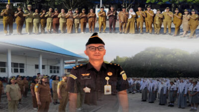 Kejari Simalungun Edukasi Pelajar Lewat Upacara Bendera di Lima Sekolah