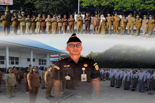 Simalungun, Obor Rakyat – Kejaksaan Negeri (Kejari) Simalungun melaksanakan kegiatan pembinaan dan edukasi hukum kepada para pelajar melalui pelaksanaan upacara bendera di lima sekolah sekaligus pada Senin (18/05/2026).