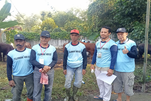 Jember, Obor Rakyat – Panitia kurban Masjid Al Muhajirin, Lingkungan Gunung Batu Permai, Kecamatan Sumbersari, Kabupaten Jember, mencatat sebanyak delapan ekor sapi dan 33 ekor kambing disembelih pada perayaan Iduladha 1447 Hijriah, Rabu (27/5/2026).
