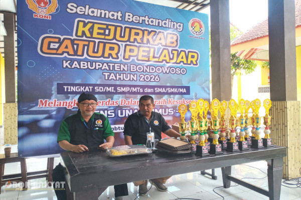 Bondowoso, Obor Rakyat – Dalam upaya mencerdaskan anak bangsa sekaligus menjaring bibit unggul di bidang olahraga catur, Kabupaten Bondowoso, Jawa Timur, menggelar Kejuaraan Kabupaten (Kejurkab) Catur Pelajar 2026.