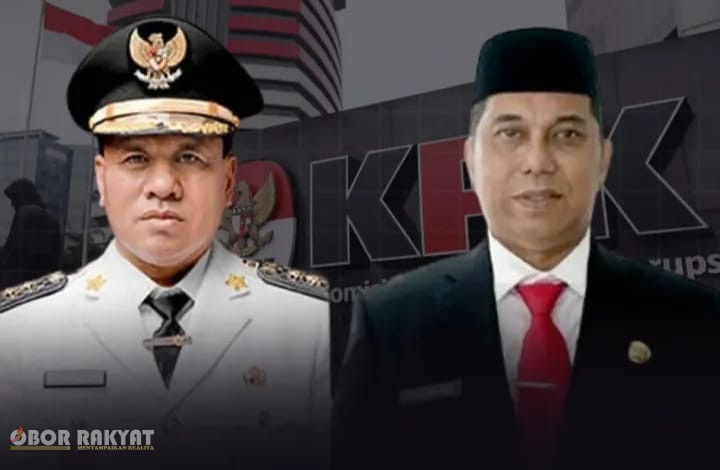 Jakarta, Obor Rakyat – Bupati Kuantan Singingi (Kuansing) Suhardiman Amby bersama Sekretaris Daerah (Sekda) Kuansing Zulkarnain resmi menyerahkan diri ke Komisi Pemberantasan Korupsi (KPK).