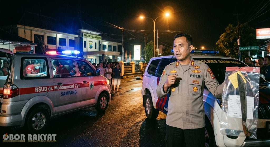 Sampang, Obor Rakyat – Peristiwa dugaan penganiayaan berat menggemparkan warga Jalan Rajawali, Kelurahan Karang Dhalem, Kecamatan Sampang, Kabupaten Sampang pada Selasa (7/7/2026) sekitar pukul 21.50 WIB.