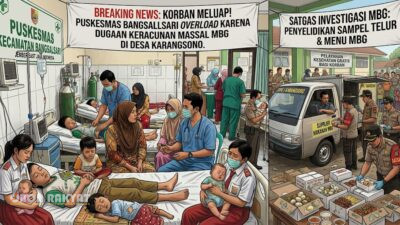 ​Jember, Obor Rakyat – Dugaan keracunan massal menimpa belasan penerima manfaat Program Makan Bergizi Gratis (MBG) di Desa Karangsono, Kecamatan Bangsalsari, Kabupaten Jember.