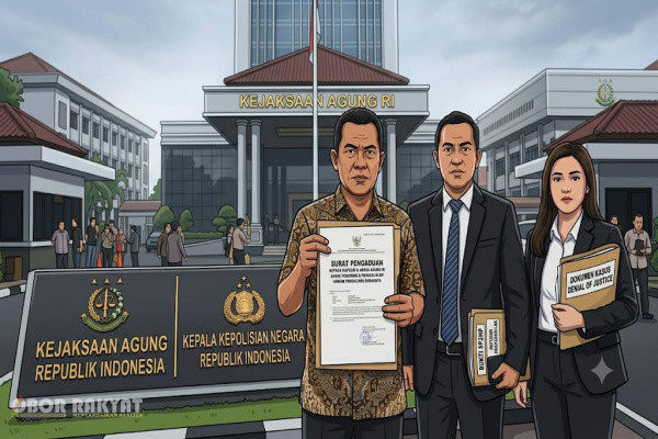 ​Bondowoso, Obor Rakyat – Langkah hukum represif diambil oleh Setiadarma, korban dugaan tindak pidana penipuan dan penggelapan senilai Rp382 juta yang diduga dilakukan oleh seorang oknum advokat asal Surabaya berinisial AGN. Melalui tim kuasa hukumnya dari Kantor Hukum AFA’S Law Firm & Associates (Andari Firdaus, S.H. & Kustojo, S.H.), korban secara resmi melayangkan surat pengaduan kedinasan yang ditujukan langsung kepada Kepala Kepolisian Negara Republik Indonesia (Kapolri) dan Jaksa Agung Republik Indonesia pada 2 Juli 2026.