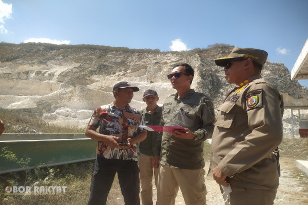 Jember, Obor Rakyat – Satuan Tugas Infrastruktur dan Tata Ruang (Satgas ITR) Kabupaten Jember menggelar inspeksi mendadak (sidak) ke kawasan pertambangan batu kapur di Gunung Sadeng, Kecamatan Puger, Rabu (9/7/2026).