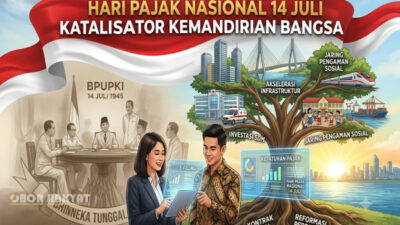 Bondowoso, Obor Rakyat — Setiap tanggal 14 Juli, Indonesia memperingati Hari Pajak Nasional.Momentum ini bukan sekadar seremoni kalenderik, melainkan sebuah refleksi mendalam atas pilar fundamental yang menopang kedaulatan ekonomi dan keberlangsungan pembangunan nasional.