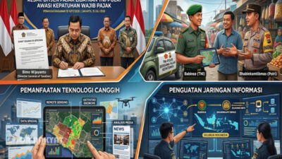 Jakarta, Obor Rakyat — Direktorat Jenderal Pajak (DJP) Kementerian Keuangan secara resmi melibatkan unsur Tentara Nasional Indonesia (TNI) dan Kepolisian Negara Republik Indonesia (Polri) dalam pengawasan kepatuhan Wajib Pajak di seluruh Indonesia.