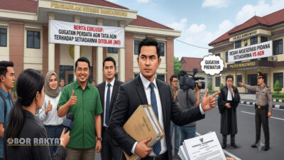 ​Bondowoso, Obor Rakyat — Dinamika hukum formal kembali menepis ambiguitas dalam persidangan di Pengadilan Negeri (PN) Bondowoso. Majelis Hakim secara resmi menjatuhkan putusan Niet Ontvankelijke Verklaard (NO) atau menyatakan gugatan perdata yang diarahkan kepada Setiadarma tidak dapat diterima.