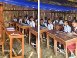 Pascagempa Flores, KBM di SDK Bajak Manggarai Tetap Berjalan di Bawah Tenda Darurat