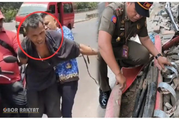 ​Jakarta, Obor Rakyat — Petugas Satuan Polisi Pamong Praja (Satpol PP) Kelurahan Pejagalan membekuk satu dari tiga pelaku pencurian kabel listrik milik PT PLN di Jalan Jembatan Tiga, Pejagalan, Penjaringan, Jakarta Utara, Selasa (22/9/2026).