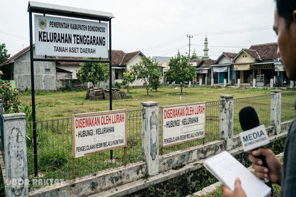 Bondowoso, Obor Rakyat – Pengelolaan tanah aset milik Pemerintah Kabupaten (Pemkab) Bondowoso di Kelurahan Tenggarang hingga kini masih memicu tanda tanya.