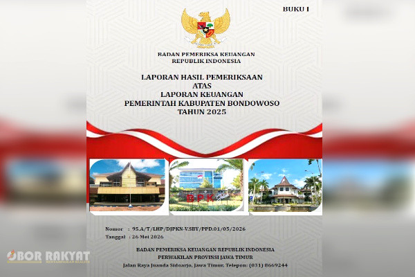 Bondowoso, Obor Rakyat – Komitmen Pemerintah Kabupaten (Pemkab) Bondowoso dalam menjaga ritme tata kelola keuangan daerah yang akuntabel dan transparan kembali membuahkan hasil positif.