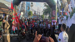 Semarak HUT ke-81 TNI, 7.000 Peserta Banjiri Gowes Bersama Kodim 0824/Jember