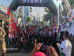 Semarak HUT ke-81 TNI, 7.000 Peserta Banjiri Gowes Bersama Kodim 0824/Jember