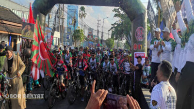 Semarak HUT ke-81 TNI, 7.000 Peserta Banjiri Gowes Bersama Kodim 0824/Jember