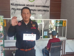 Dugaan Proyek Irigasi Bermasalah, LSM Harimau Resmi Laporkan Dinas Pengairan ke Kejari Banyuwangi