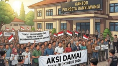 Uji Transparansi Penegakan Hukum: 1.500 Massa Dijadwalkan Gelar Aksi Simpatik di Polresta Banyuwangi