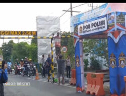 Kerentanan Infrastruktur Kritis: Berulang Kali Diterobos, Portal Jembatan Koncer Kembali Dipasang Darurat