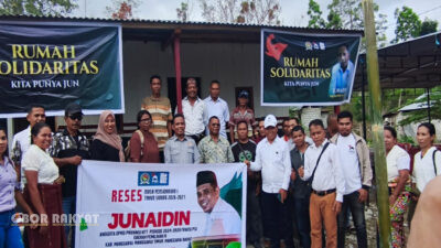 Ketua Fraksi PSI NTT Resmikan Rumah Singgah di Manggarai Timur